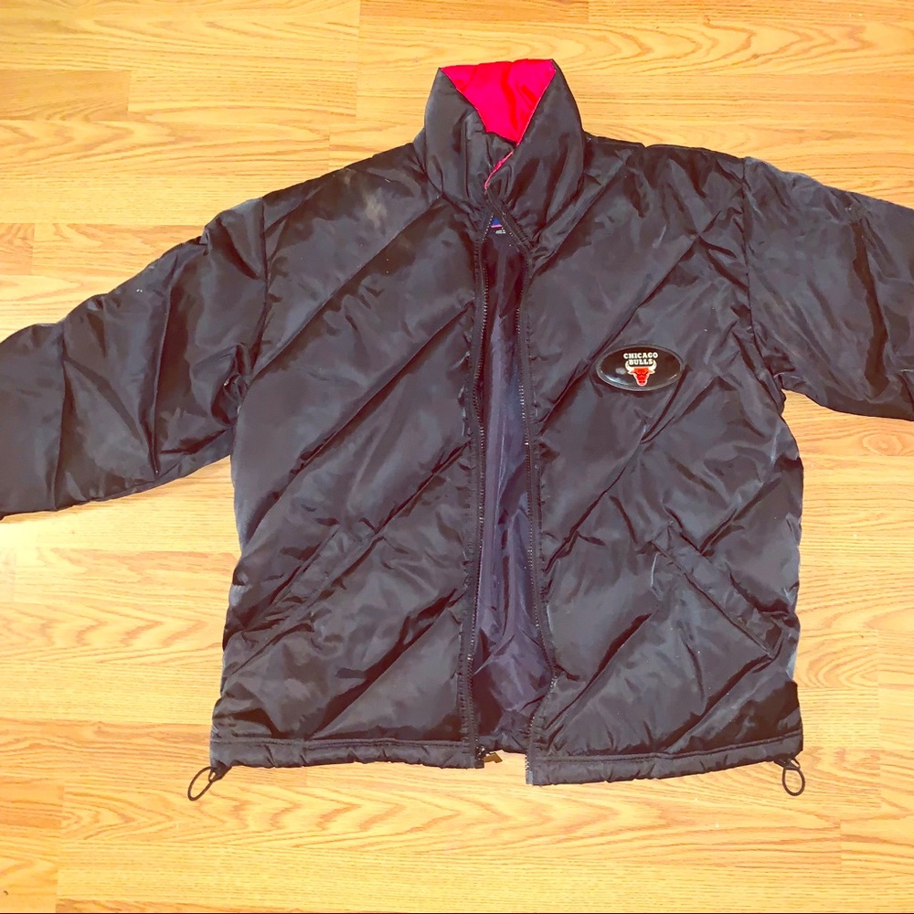 Chicago bulls vintage puffer coat